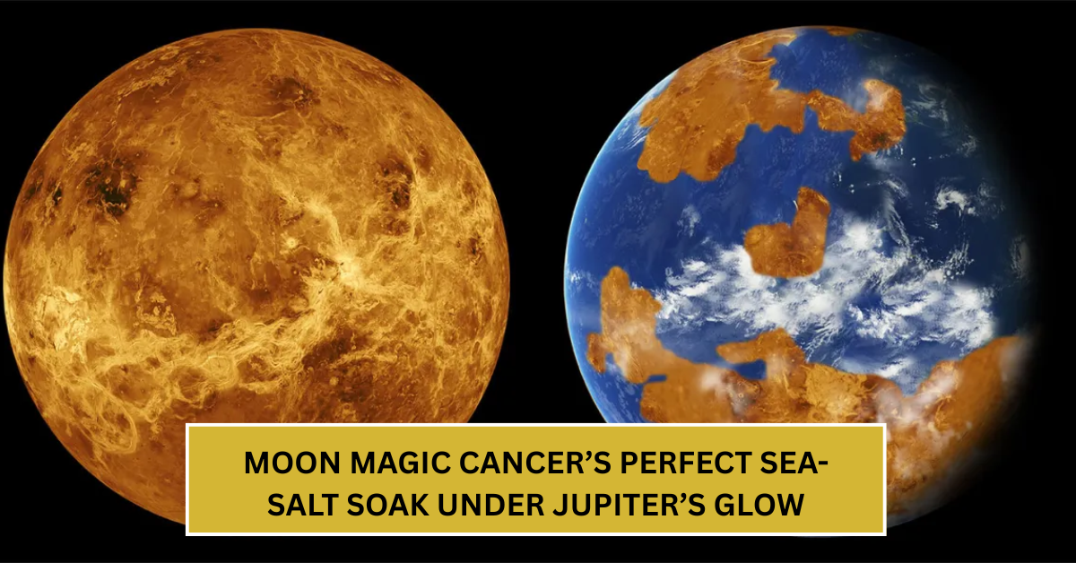 Moon Magic: Cancer’s Perfect Sea-Salt Soak Under Jupiter’s Glow