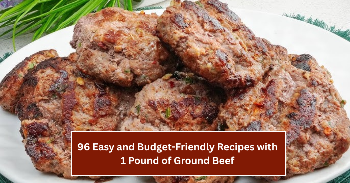 96 Easy and Budget-Friendly Recipes with 1 Pound of Ground Beef for Quick Indian Meals